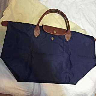 Small Navy LongChamp Pilage