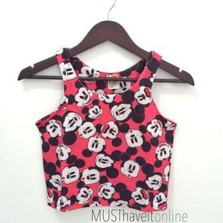 Mickey Cropped Top