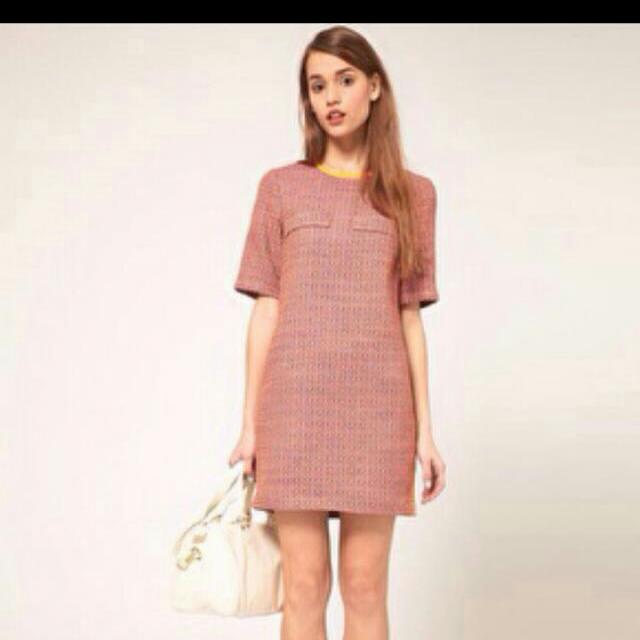 tweed dress asos