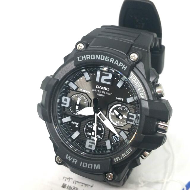 Casio chronograph cheap 100m