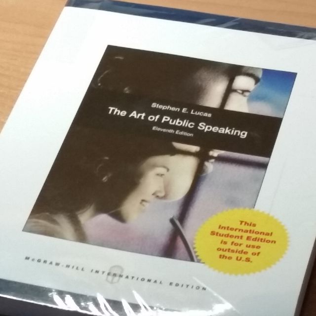Gem2027 Public Speaking And Critical Listening The Art Of Public Speaking Stephen E Lucas Books Stationery Textbooks On Carousell