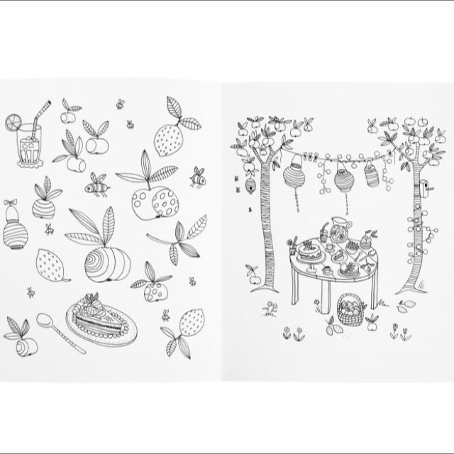 Kikki K Coloring Book (BNIW), Hobbies & Toys, Stationery & Craft