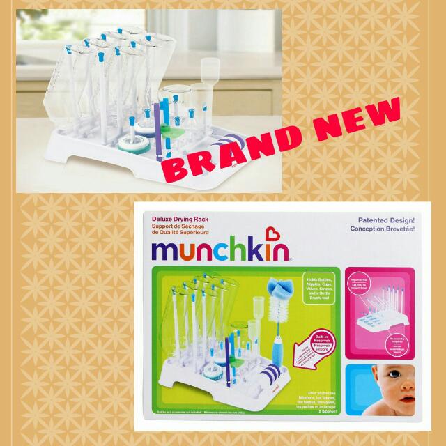 Munchkin milk bottles and accessories drying rack, Babies & Kids ...