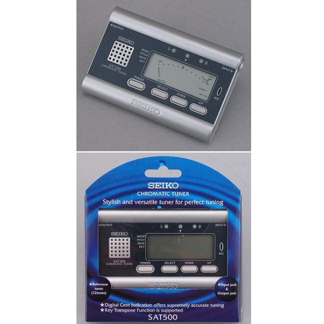 SEIKO SAT500 Chromatic Tuner with Sound Reference. High Accuracy., Hobbies  & Toys, Music & Media, Music Accessories on Carousell