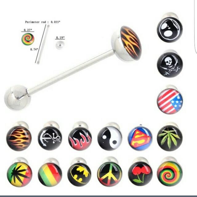 Novelty tongue bars new arrivals