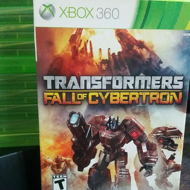 transformers fall of cybertron xbox 360