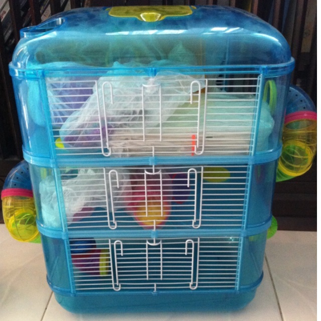 3 layer hamster cage