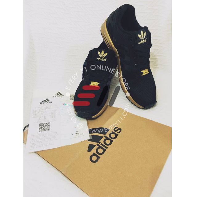 Adidas zx flux black and gold clearance buy online