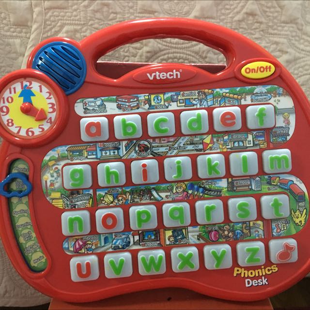 vtech alphabet desk with phonics