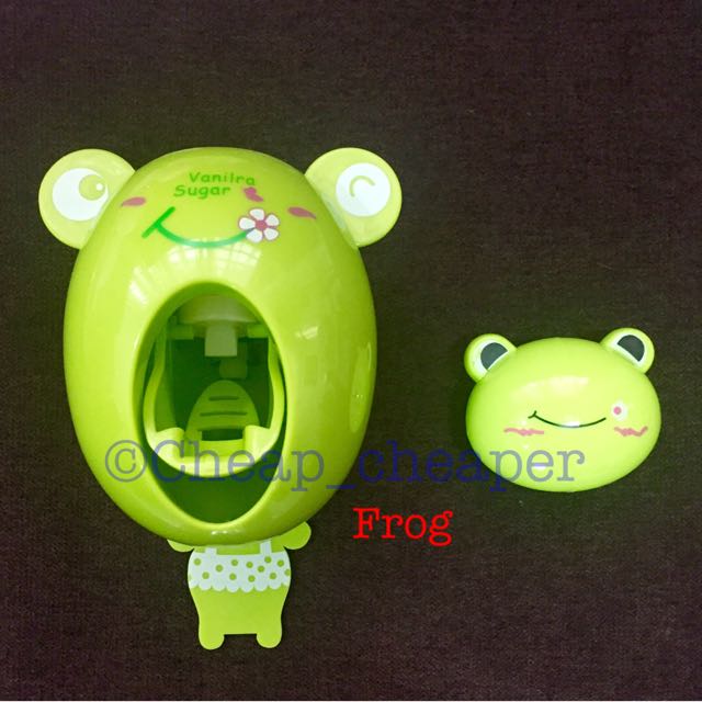 Cartoon One-touch Toothpaste Dispenser (Category: Other Baby Bathing & Changing Needs) located in Manila. Submitted by cheap_cheaper (Listing ID 62662747, Image 1). Description: .