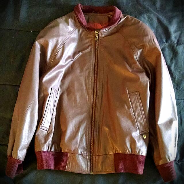 Aigner new arrivals leather coat