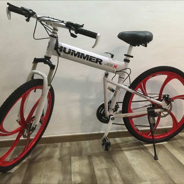 hummer foldable bike