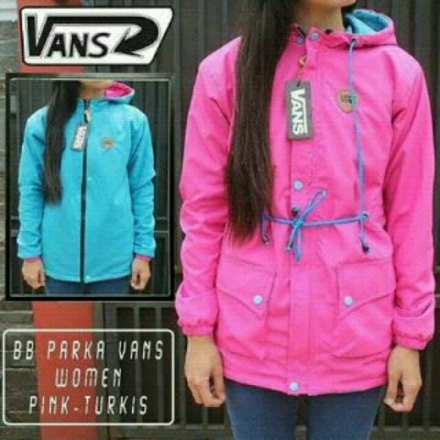 Jaket Vans Bb Parka Pink Turkish Cewek Everything Else On Carousell