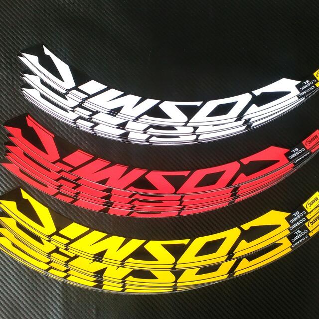 Mavic Cosmic SL 700 Road Bike Rims Decals, Sports Equipment, Bicycles ...