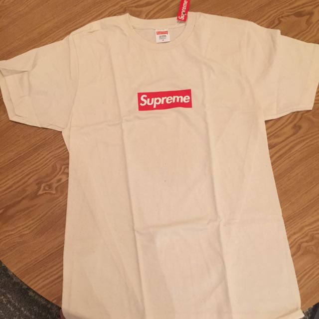 supreme cream box logo
