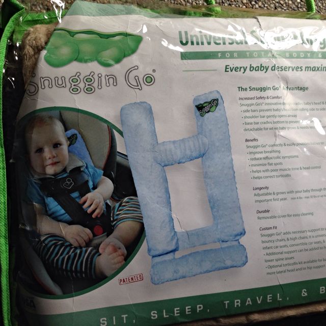 Reflux car seat top positioner