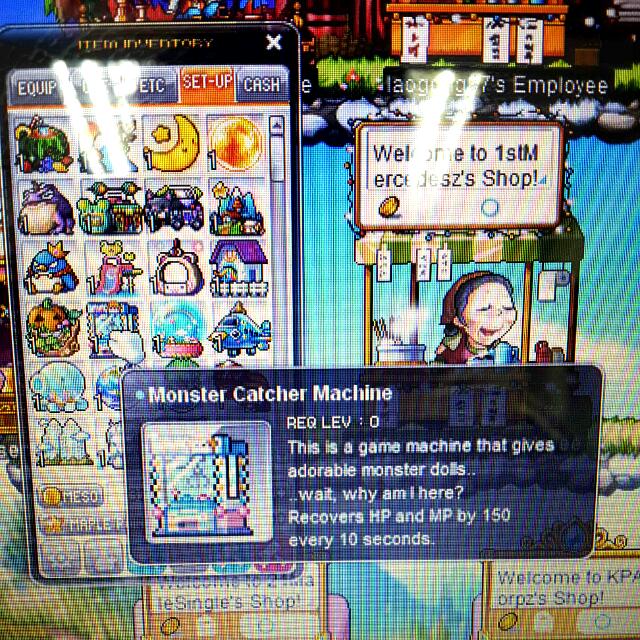 Maple Story Monster Catcher Chair Bulletin Board Looking For On Photo