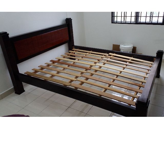 Frame hot sale katil queen
