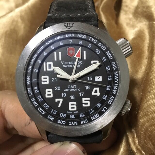 Victorniox Airboss Mach 5 Gmt Men s Fashion Activewear on Carousell
