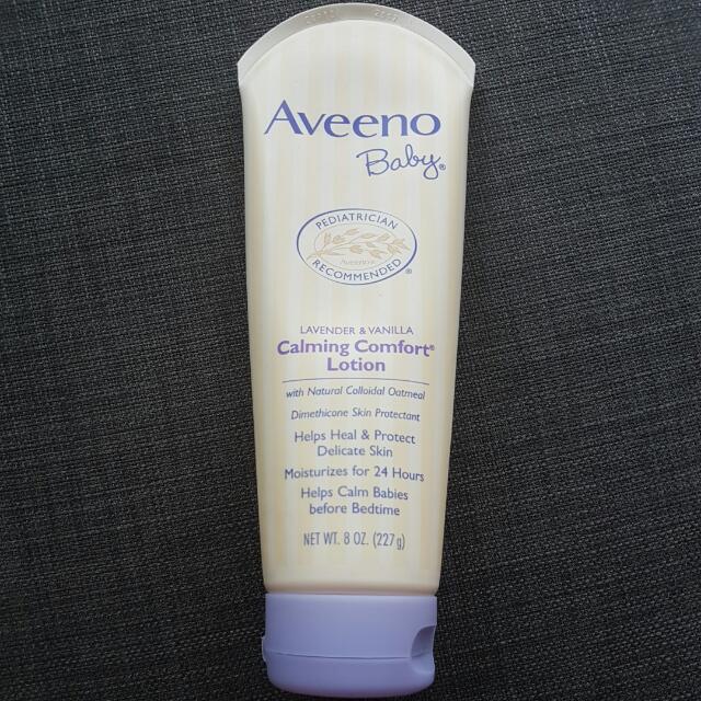 Aveeno Baby Calming Comfort Lotion Lavender Vanilla Babies