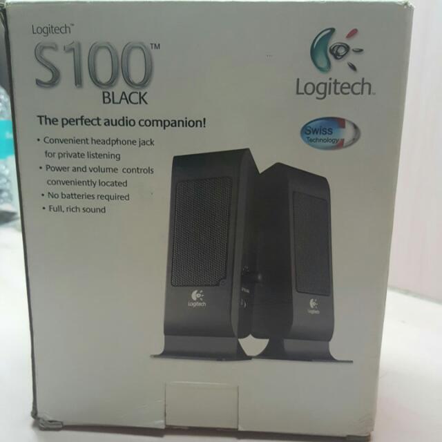 logitech s100 black