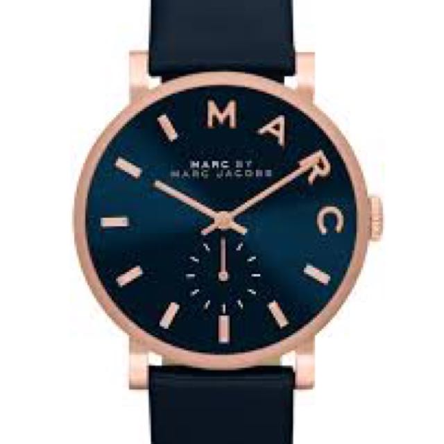 Marc Jacob Rose Gold Navy Blue Watch Women s Fashion Watches