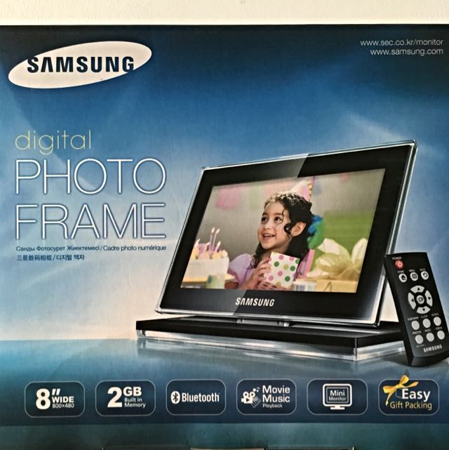 Samsung Digital Photo Frame 8", Health & Nutrition, Health Monitors