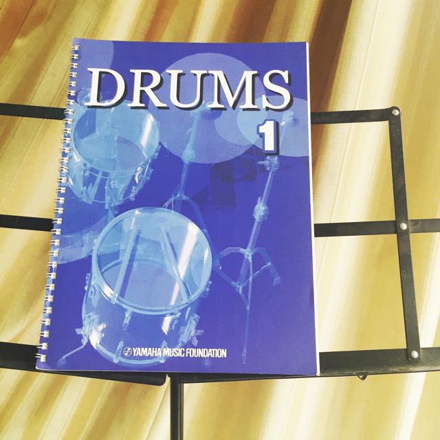 Yamaha Drum Book, Buku & Alat Tulis di Carousell