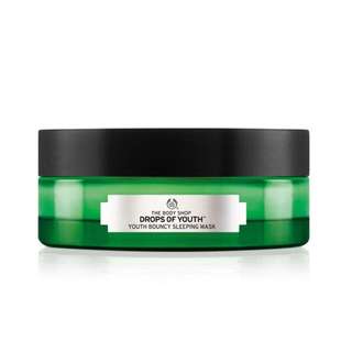The Body Shop Drop Of Youth Bouncy Sleeping Mask / Night Cream