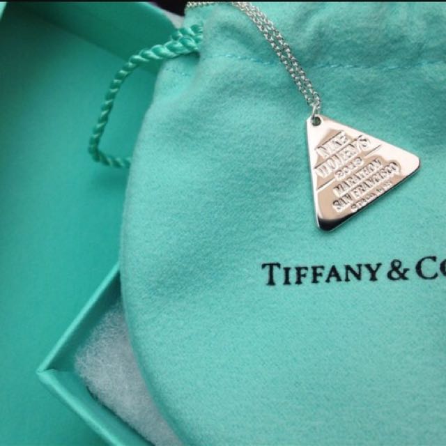 Bn Tiffany Co Nike Marathon 2013 Necklace 10th Anniversary Of The Nike Marathon In 2013 Luxury Accessories On Carousell