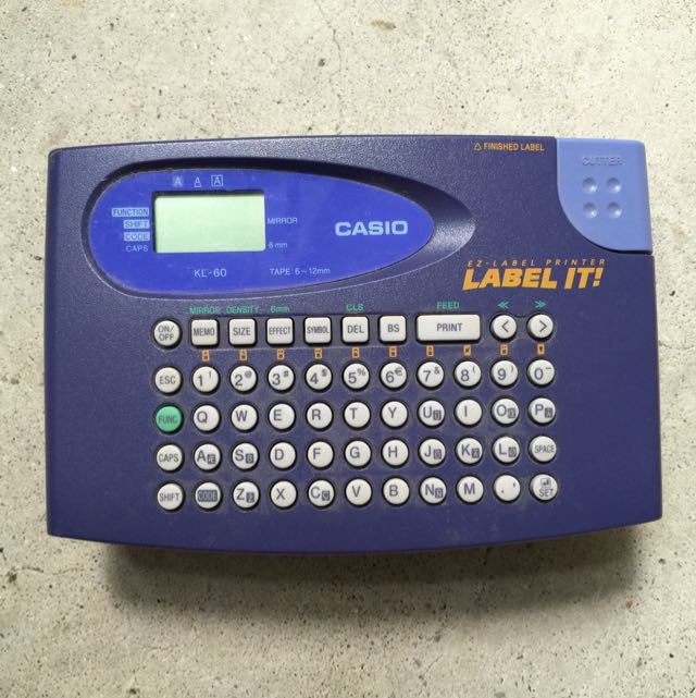 Casio Label Printer, Hobbies & Toys, Stationery & Craft, Art & Prints ...