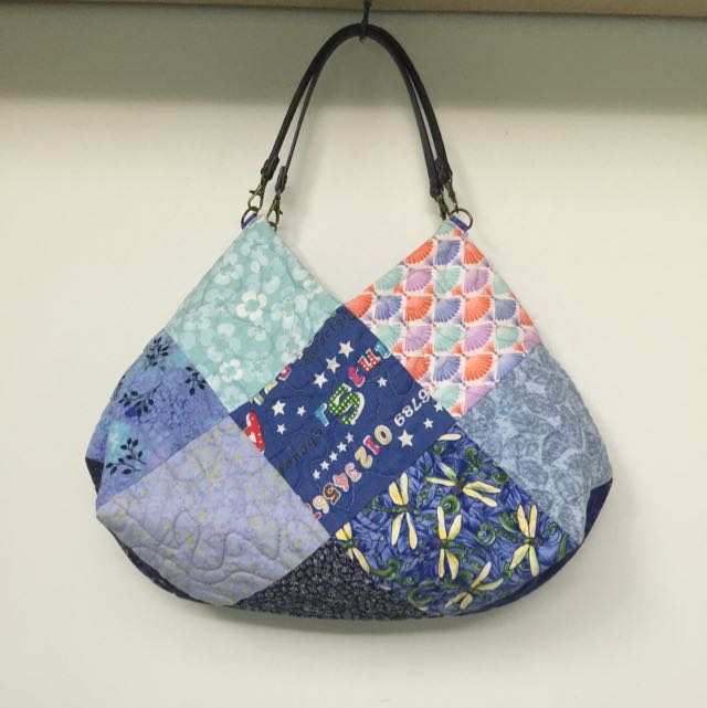 Patchwork bag (Category: Tote Bags) located in Singapore. Submitted by wolfknight (Listing ID 63086922, Image 2). Description: About 40cm wide and 24cm tall..