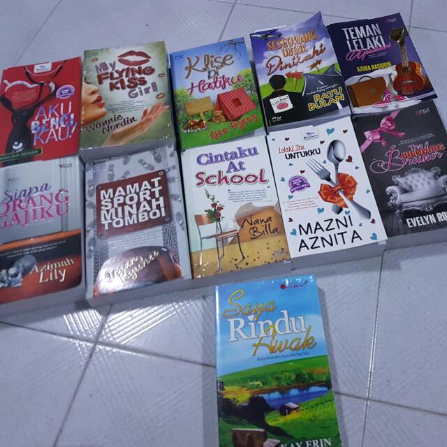 Fast Deal Malay Novels Assortment Titles Books Stationery On Carousell