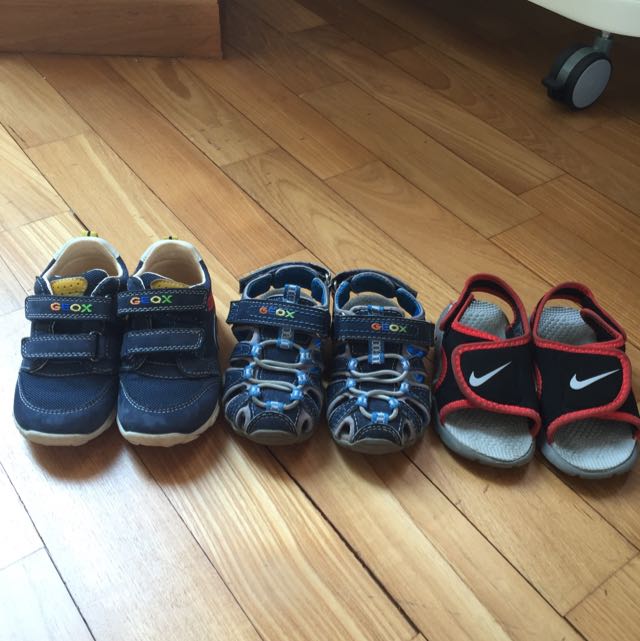 Geox And Nike Baby Shoes Size 22-23 