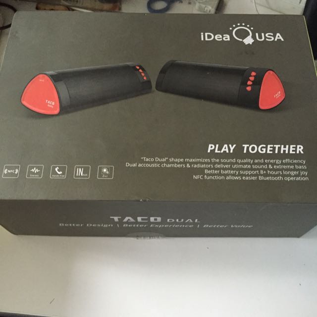 Taco dual bluetooth speakers online