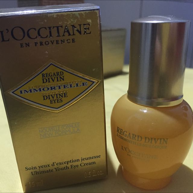 L Occitane Eye Cream Immortelle Kesehatan Kecantikan Di Carousell