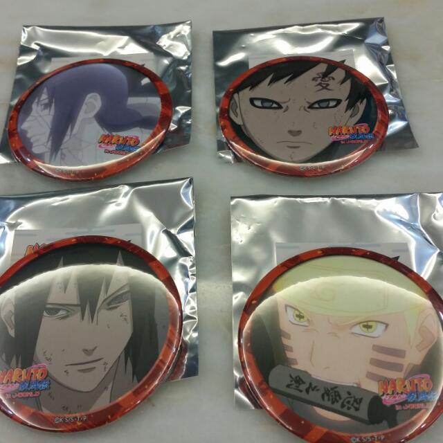 Naruto X J World Tokyo Exclusive Can Badges Hobbies Toys Memorabilia Collectibles Fan Merchandise On Carousell
