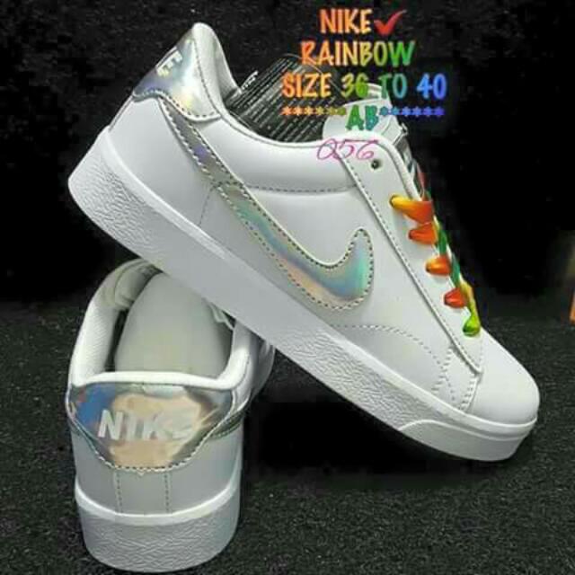 NIKE RAINBOW SHOES, Women's Fashion, Footwear, Sneakers on Carousell