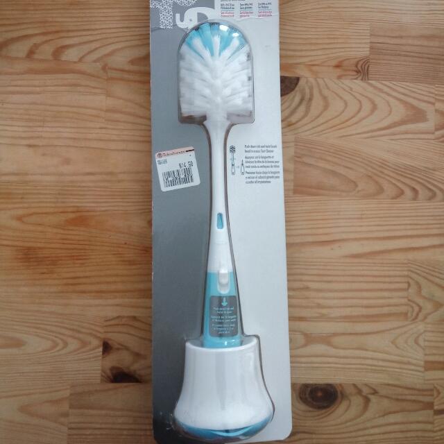 OXO Tot Bottle Brush with Nipple Cleaner and Stand in Teal New Damaged  Package