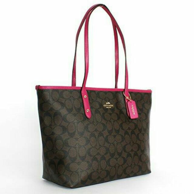 PRE ORDER. COACH F36876 CITY ZIP TOTE IN SIGNATURE