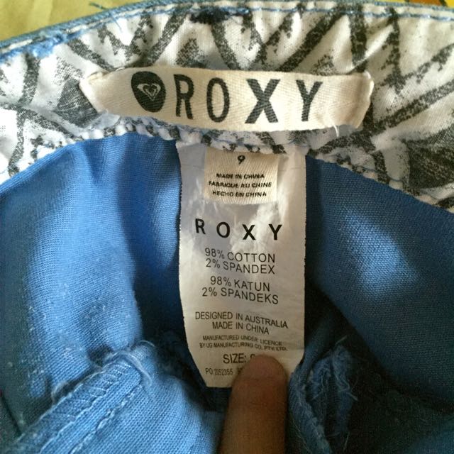 Roxy Sky Blue Slacks Women S Fashion On Carousell