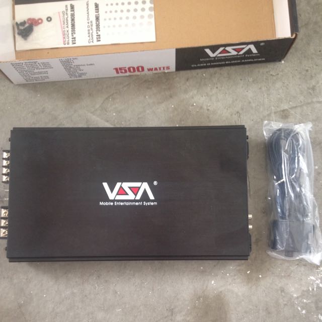 VSA Mono Blk Amp For Subwoofer, Car Accessories on Carousell
