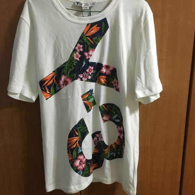 Y3 floral t shirt store