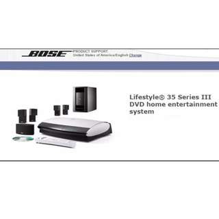 Bose lifestyle 35 for sale online