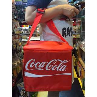日本進口 正版 Coca-cola 可口可樂 保冰保溫袋 手提袋 野餐袋