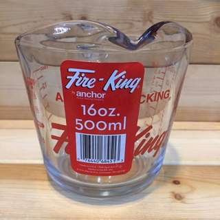 美國進口Anchor Hocking Fine-King 16oz 玻璃量杯