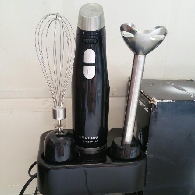 Grundig Premium Line Hand Blender (Black Colour), TV & Home Appliances