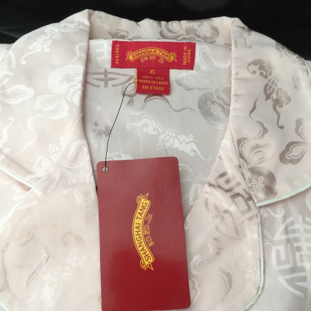 Shanghai tang silk pajamas outlet