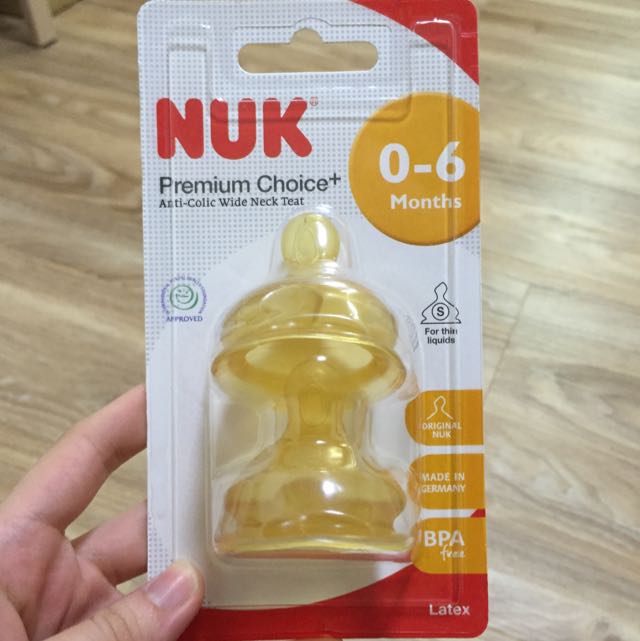 nuk wide neck teats