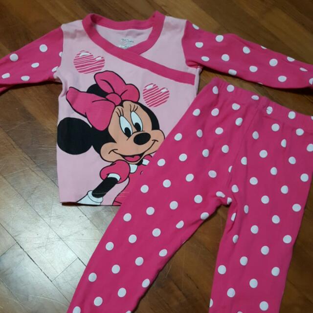 minnie mouse pajamas 18 months
